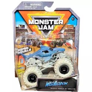 Megalodon Shark Monster Jam Truck Metal Series 26 Spin Master 1:64 NIP 2023